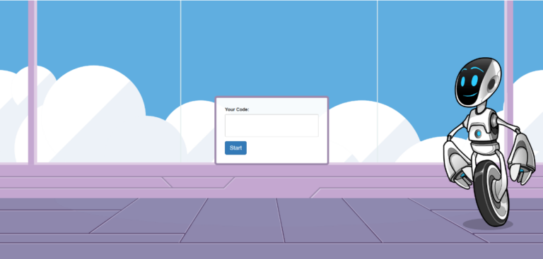 A survey page asks the child to enter a passcode.